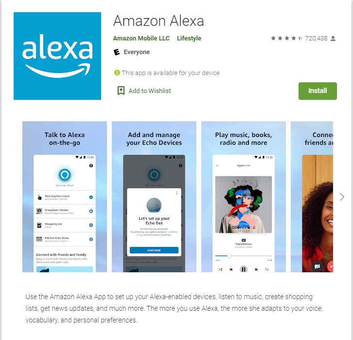 Alexa amazon best sale app mac